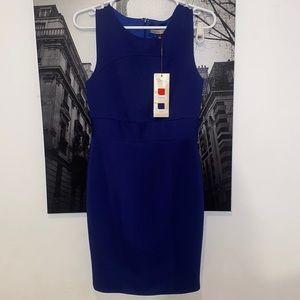 BLUE Dress - small - business chic